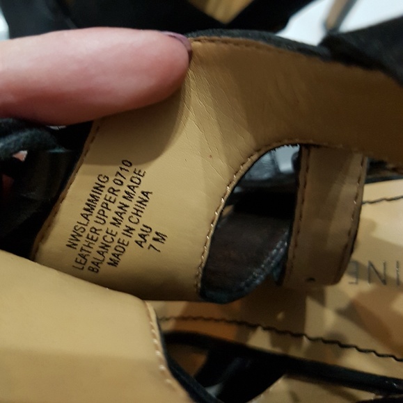 Nine west leather strap heels - Picture 5 of 6